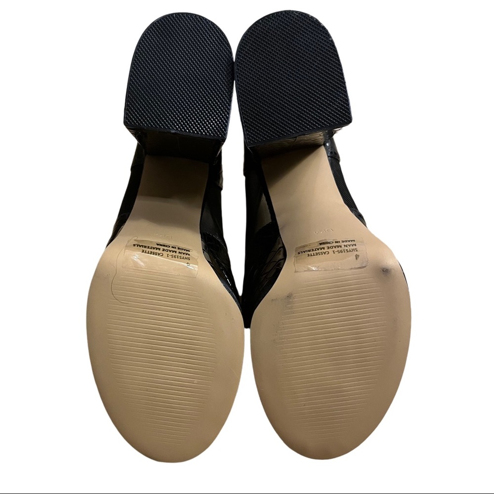 asos black croc boots